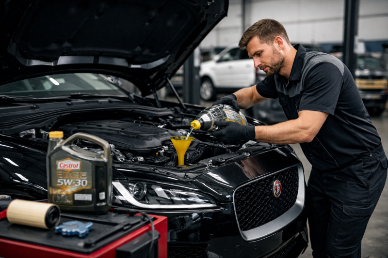 Vidange moteur Jaguar et Land Rover à Aubagne 