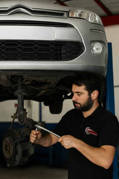 Remplacement rapide de rotules et biellettes