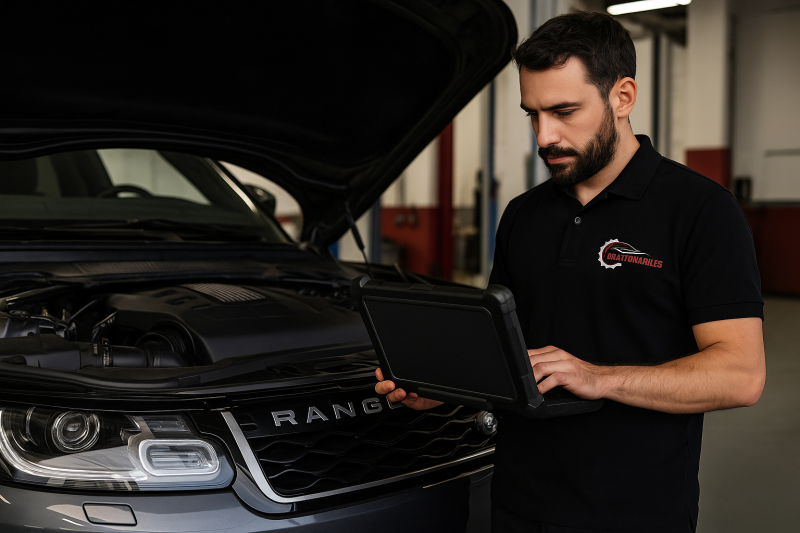 diagnostic électronique Jaguar et Land Rover avec valise constructeur à Aubagne